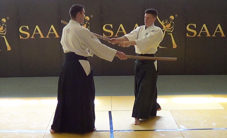 SAA Edward Suomin Aikido Kumi Tachi Strategic Positioning